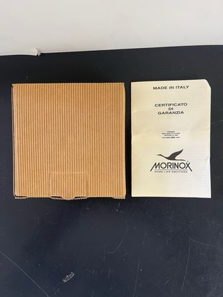 Sottobicchieri acciaio Morinox - 6pz