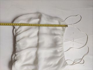 Top blanco tirantes cruzado