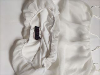 Top blanco tirantes cruzado