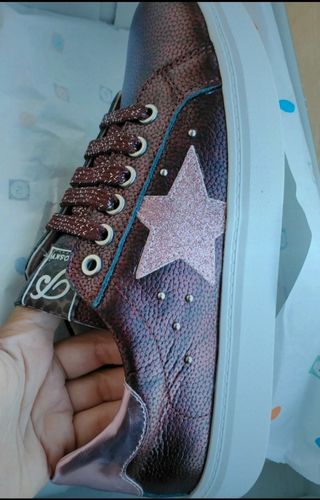 Zapatillas Pablosky niña burdeos, rosa.