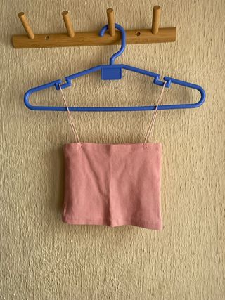 Crop top Zara rosa - Talla S