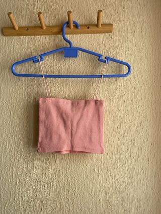 Crop top Zara rosa - Talla S