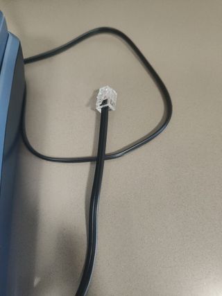 Teléfono fijo Telecom gris