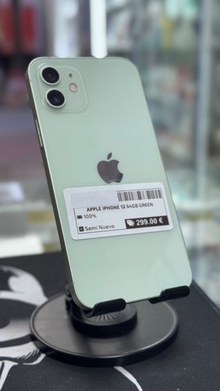 iPhone 12 64GB Verde - Semi nuevo
