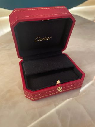 Cajas y joyeros vacías de Cartier rojas c/u