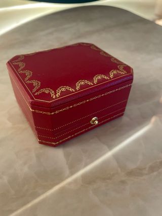 Cajas y joyeros vacías de Cartier rojas c/u