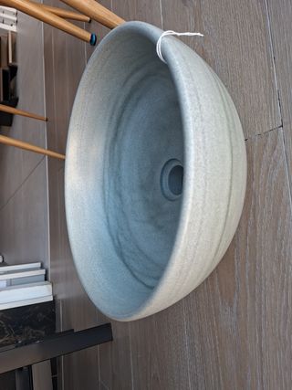 Lavabo piedra 36cm - Verde Gris Sólo venta persona