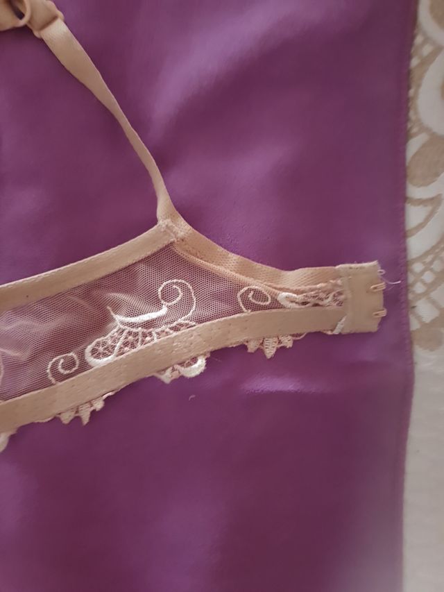 Sujetador beige encaje