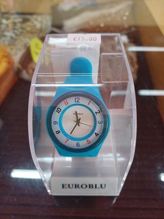 Orologio EUROBLU blu e bianco di seconda mano per 15 EUR su Ferrara su  WALLAPOP