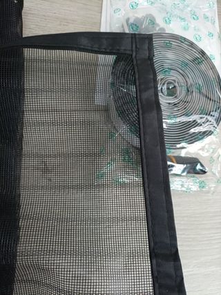Mosquitera Magnética 90x205cm - Negra