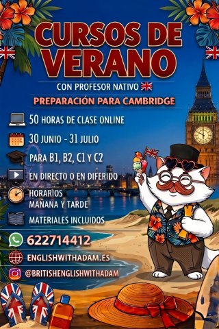 Curso Cambridge con profesor inglés nativo