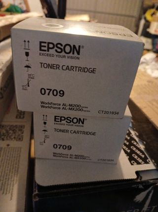 2 Toners Epson 0709 AL-M200/MX200
