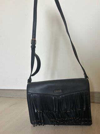 Borsa Liu Jo nera con frange