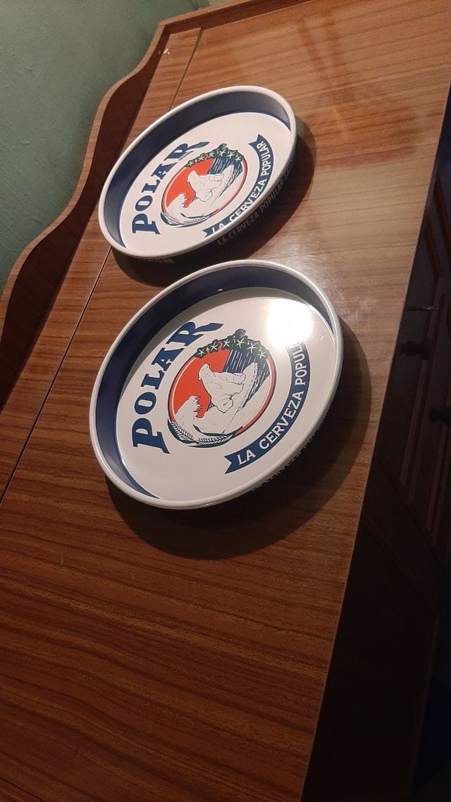 2 Vassoi Vintage Polar - Birra Messicana