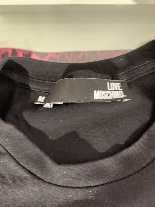 Camiseta Love Moschino negra - Talla M
