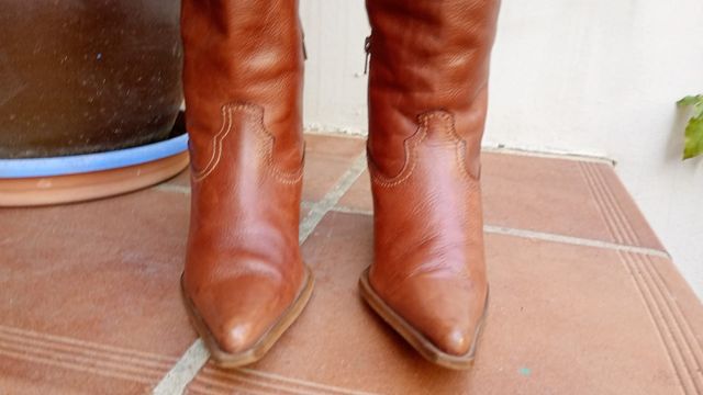 Botas cowboy marrón