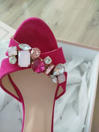 Tacones Silvia Navarro Rosa Fucsia 40