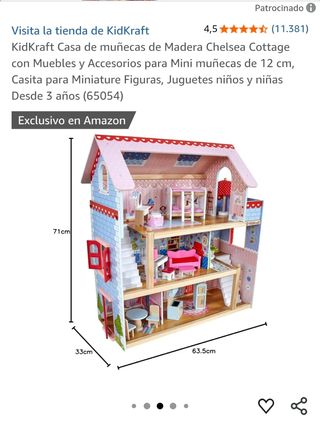 Casa muñecas KidKraft - Juguete infantil