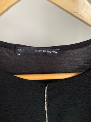 Blusa negra Sfera talla S