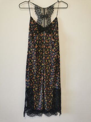 Vestido lencero ZARA