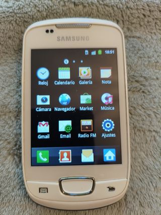 Samsung Galaxy Mini S5570 – Blanco – Funcionando