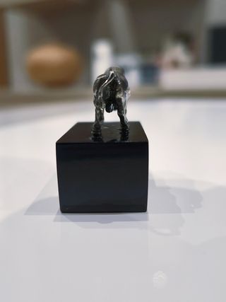 Toro Plata Miniatura - Decoración - Artesanía