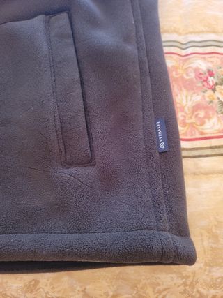 Chaleco polar verde oliva