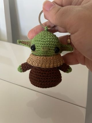Llaveros Amigurumi: mini Yoda y ballenss con iman