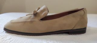 MOCASINES DE ANTE CAMEL