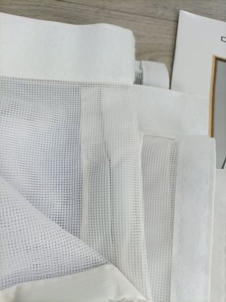 Cortina Mosquitera Magnética 110 x 220 CM  Blanca