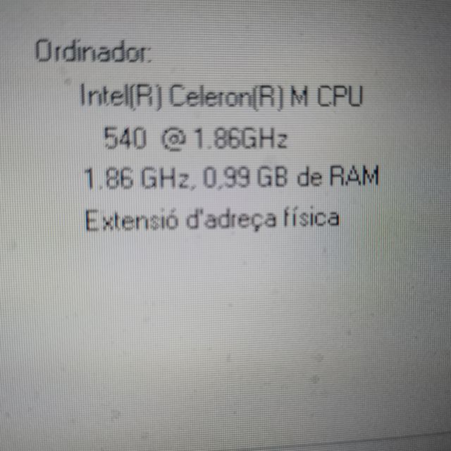Portátil Ahtec Windows XP