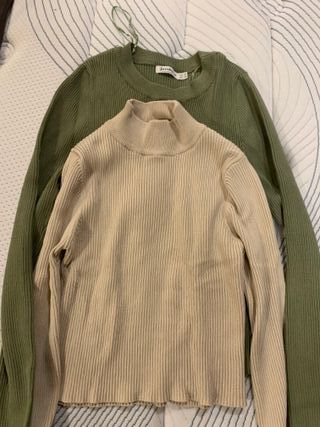 JERSEY PUNTO,AJUSTADO,STRADIVARIUS,PULL BEAR,
