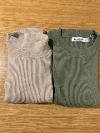 JERSEY PUNTO,AJUSTADO,STRADIVARIUS,PULL BEAR,