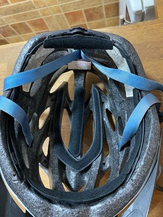 Casco bici GES blanco-azul