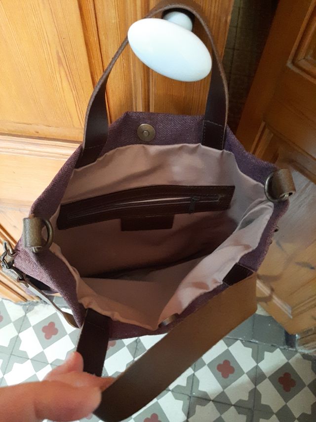 Bolso bandolera marrón