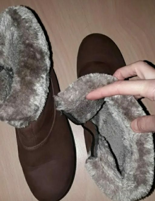 Botines Marrón Piel Sintética