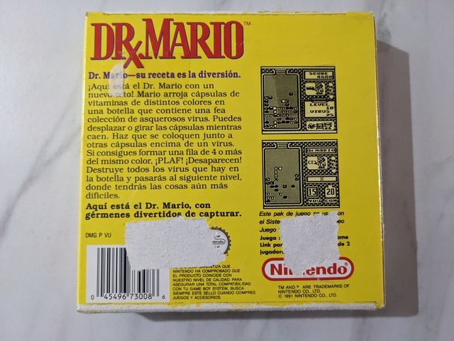 Dr. Mario Game Boy