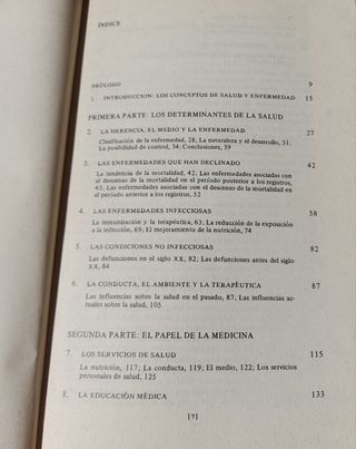 El papel de la medicina. Mckeown, Thomas