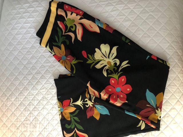 Pantalones estampados florales