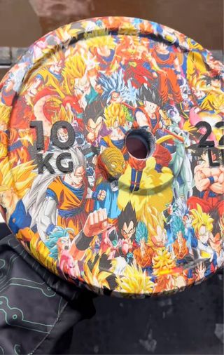 Discos peso 10kg Dragon Ball