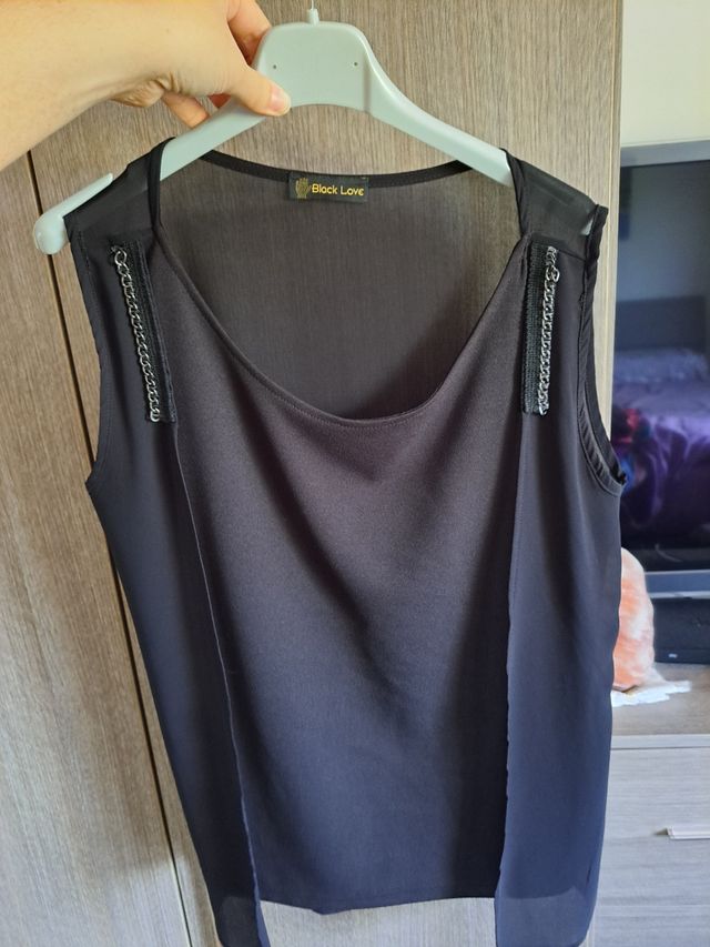 Canotta nera Black Love