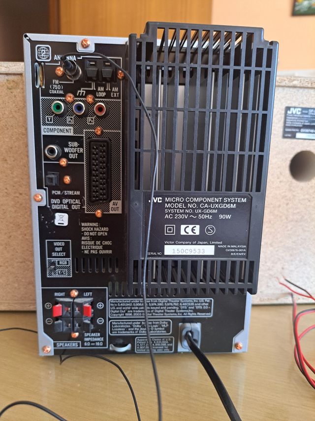 Minicadena JVC UX-GD6 - DVD, CD, Radio