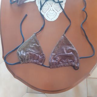 Bikini Vediatti oro e nero tg.M