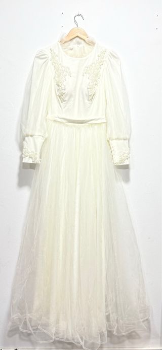 Vestido novia blanco talla 38