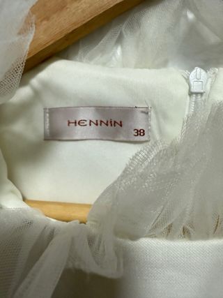 Vestido novia blanco talla 38
