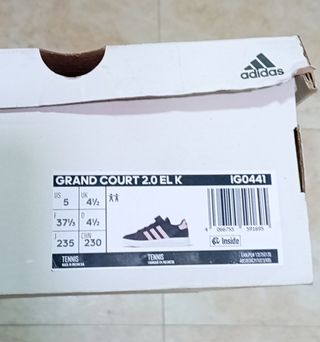 Zapatillas Adidas niña - talla 37,5