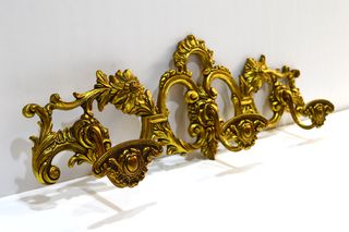 Perchero Isabelino bronce y latón