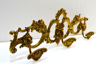 Perchero Isabelino bronce y latón