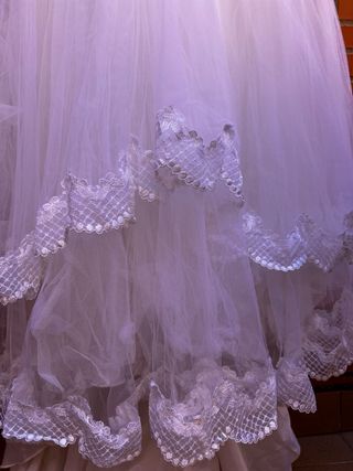 Vestido novia blanco - Talla grande