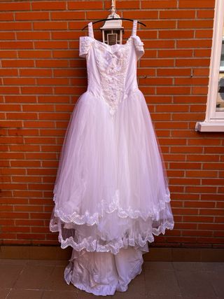 Vestido novia blanco - Talla grande